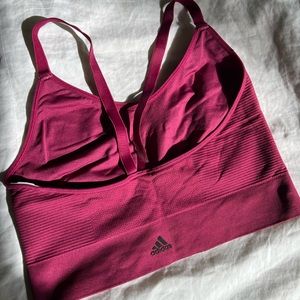 Adidas Burgundy Bra